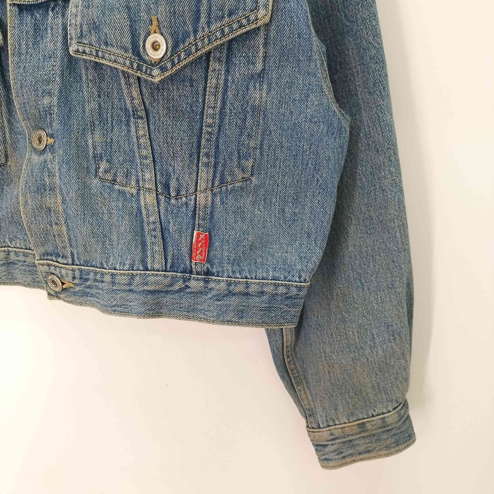 ユーズドフルギ USED古着 Modern Basic File Crop Jacket デニム 