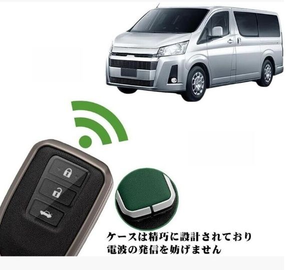 新品・未使用 トヨタ ハイエース専用 スマートキーケース 高級レザー