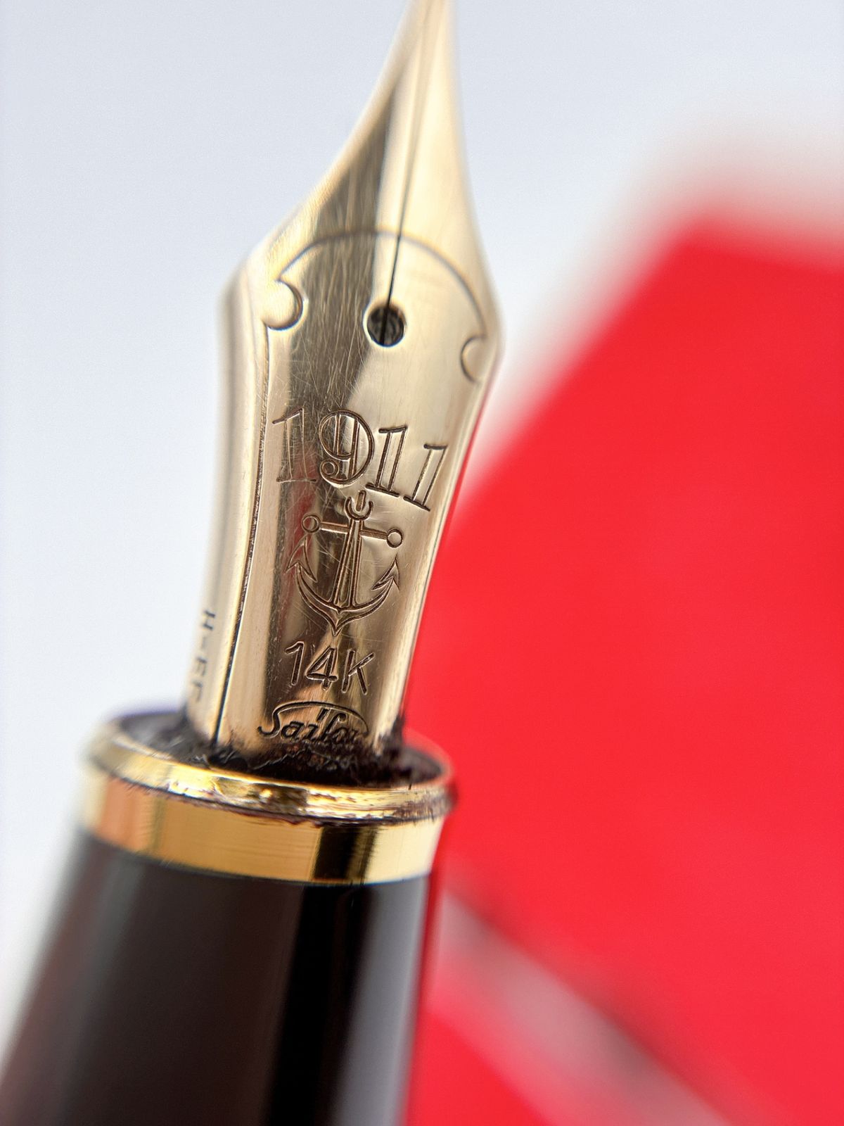 SAILOR/セーラー FOUNDED 1911 万年筆 14K/585 ブラック/ゴールド