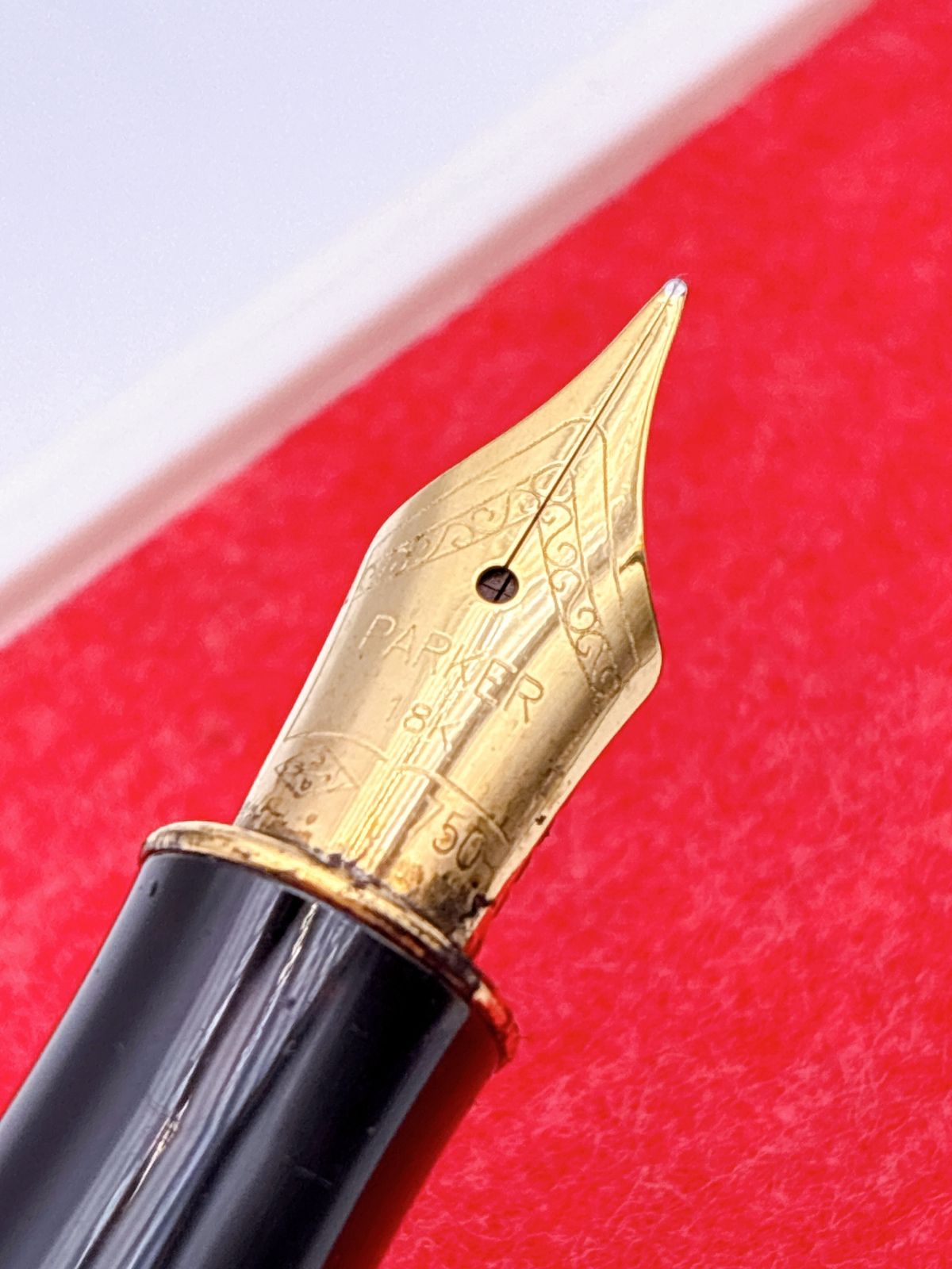 PARKER/パーカー SONNET/ソネット 万年筆 18K/750 ブラック/ゴールド