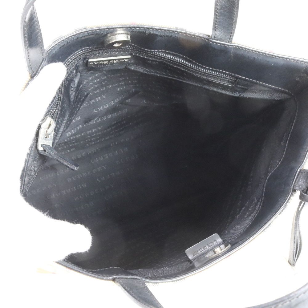 美品 バーバリー ノバ チェック レザー トート バッグ 肩掛け 美品 バーバリー ノバ チェック レザー トート バッグ 肩掛け