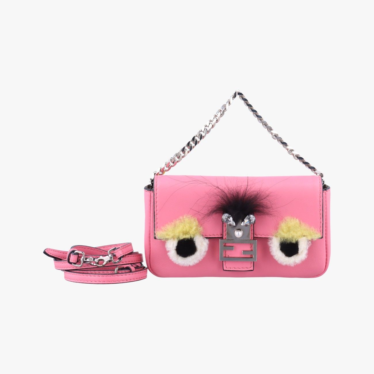 販売オンラインストア フェンディ FENDI マイクロバゲット モンスター 