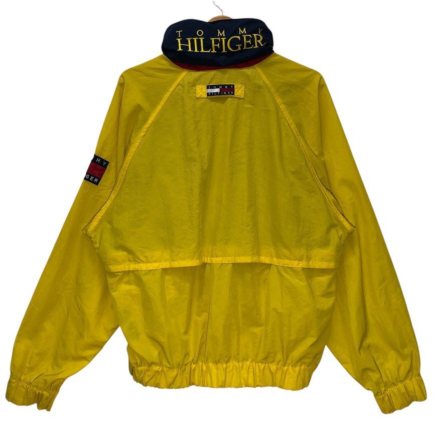 ナイロンジャケット トミーヒルフィガー セーリングジャケット フード襟収納 size M TOMMY