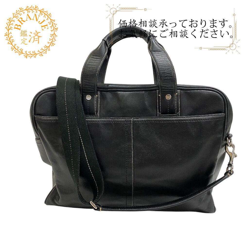 COACHコーチ F70094 2way ブリーフケース ハンド ショルダーバッグ A4 