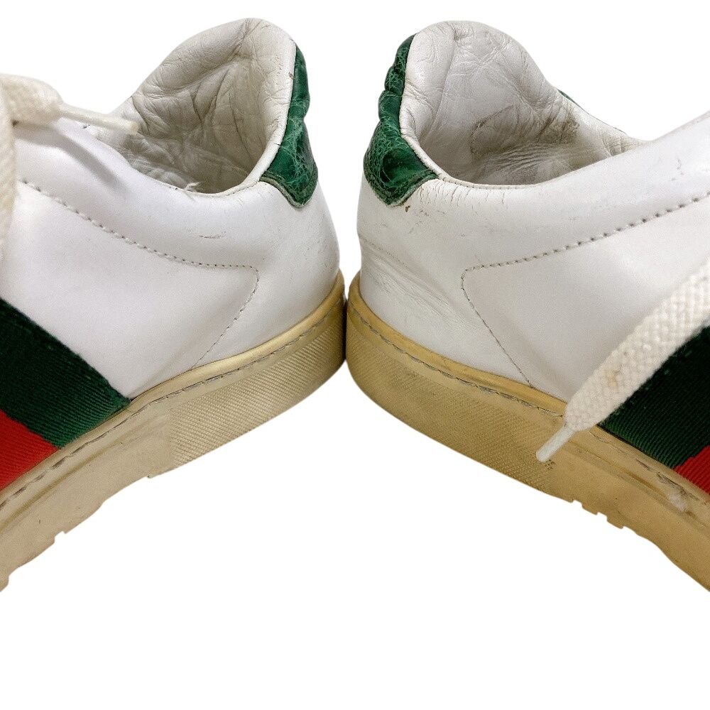 GUCCIグッチ 125375 ローカット 靴 39E シェリーライン スニーカー 