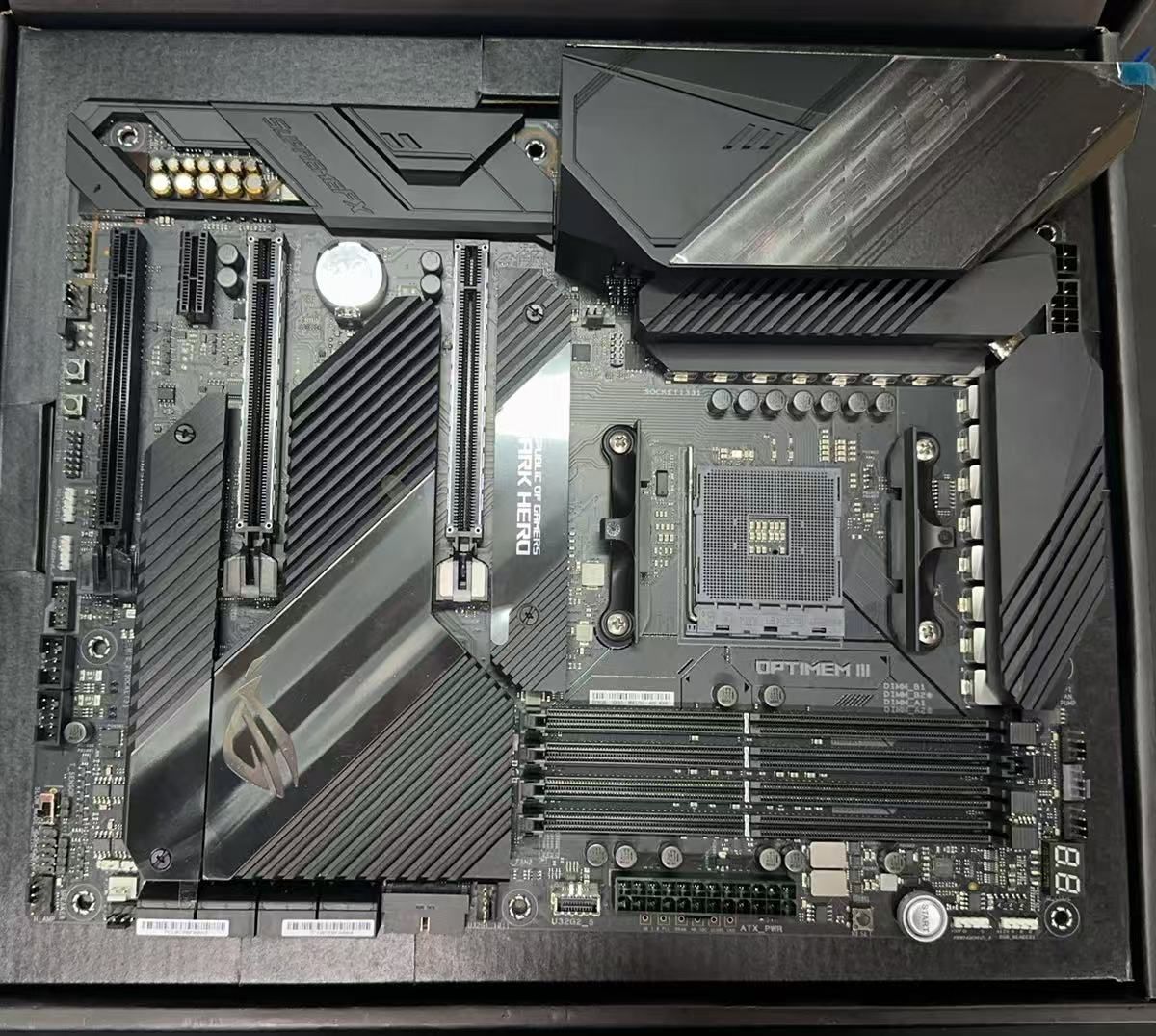 美品 ASUS ROG CROSSHAIR VIII DARK HERO X570 マザーボード - メルカリ