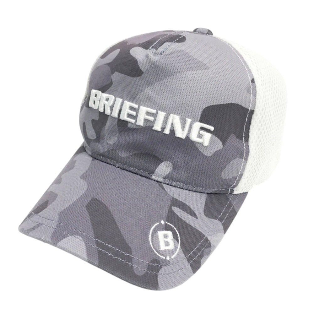 【極美品・希少】ブリーフィング BRIEFING カモフラメッシュキャップ W BRIEFING GOLF ブリーフィング メッシュキャップ 迷彩 カモフラ柄
