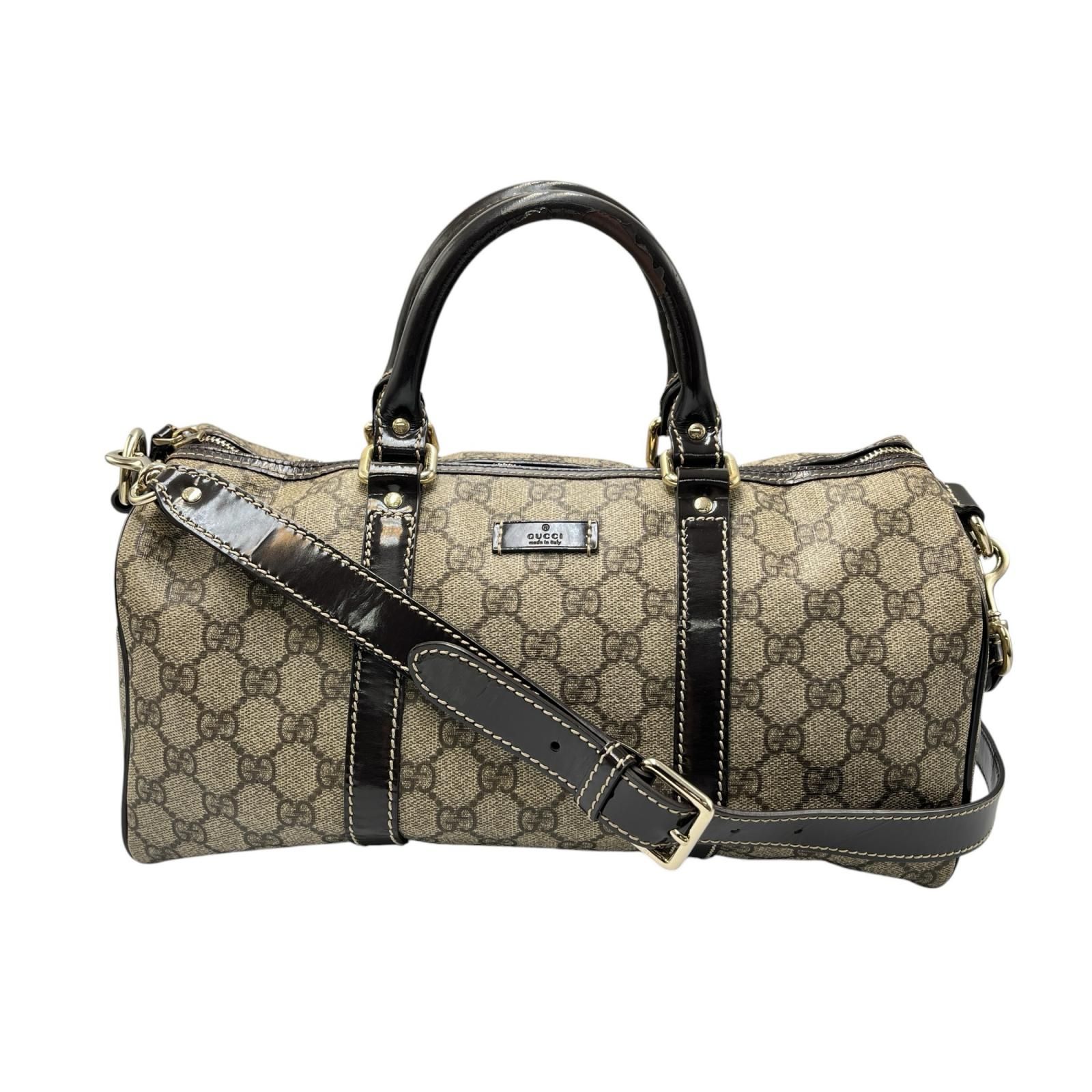 ☆ グッチ GUCCI ショルダーバッグ 2way ボストンバッグ GGスプリーム 