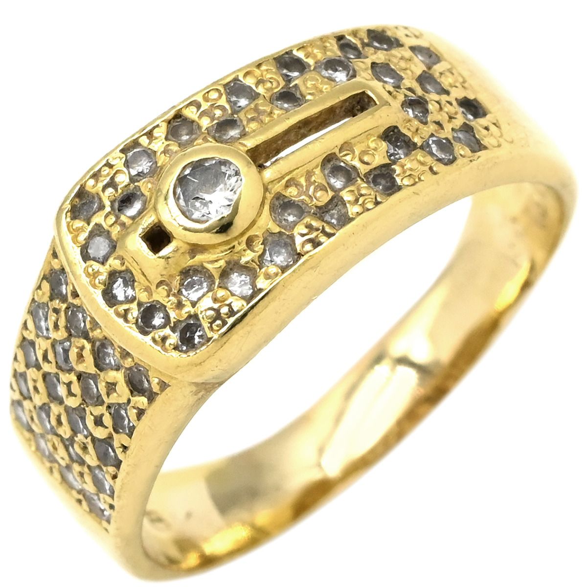 リング 指輪 ダイヤ 0.50ct イエローゴールド 18K Au750 YG リング 指輪 ダイヤ 0.50ct イエローゴールド 18K Au750 YG