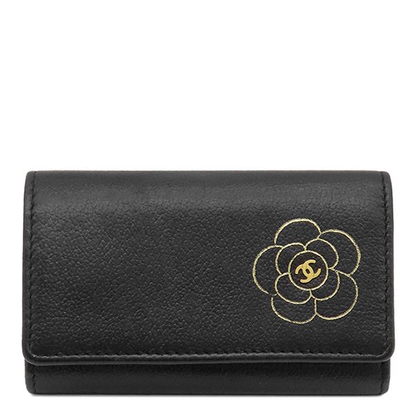 美品✨CHANEL アイコンライン カメリア ココマーク レザー 6連キー