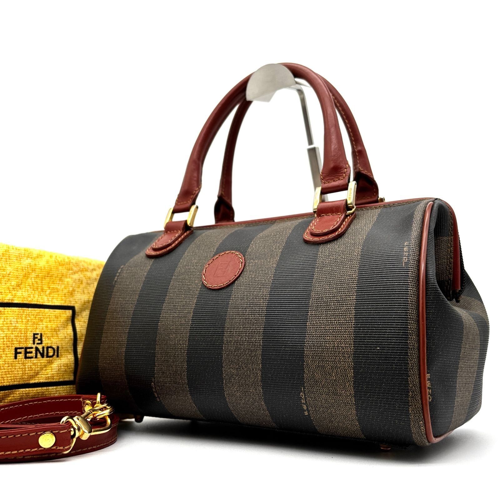 美品 FENDI フェンディ ペカン ミニボストンバッグ ショルダー 美品 FENDI フェンディ ペカン ミニボストンバッグ ショルダー