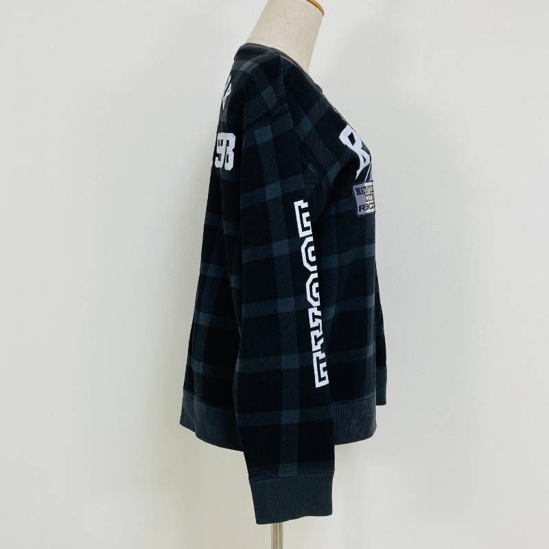 RECON リーコン チェックスウェット Lサイズ ブラック グレー 