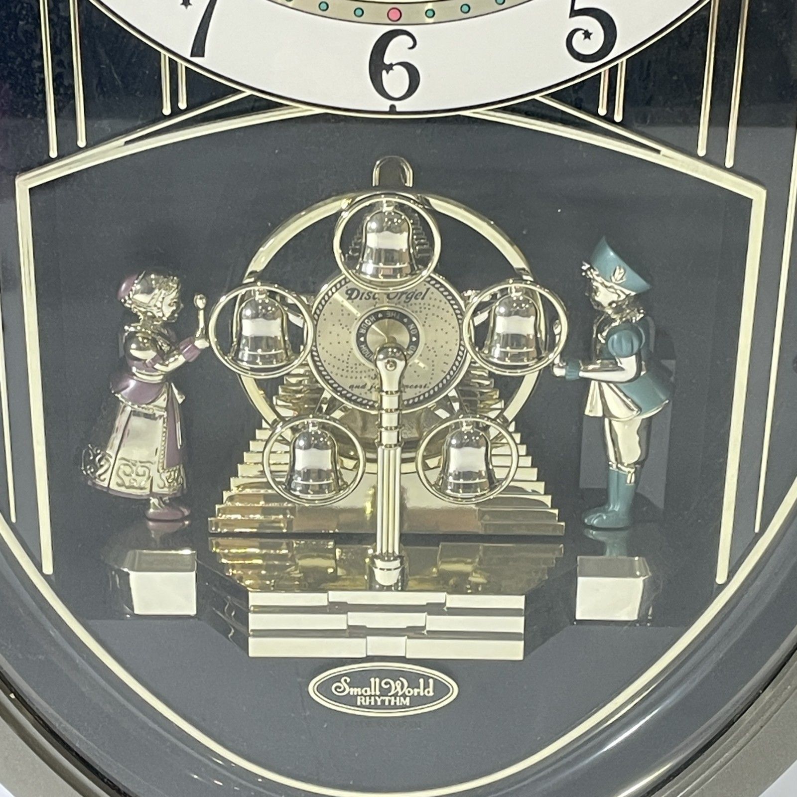 12/15 リズム時計工業 Small World/スモールワールド 壁掛時計 からくり時計 メロディー全6曲 4MH715 動作品　/SR1 ☆ Small World スモールワールド からくり時計 壁掛け時計 リズム時計