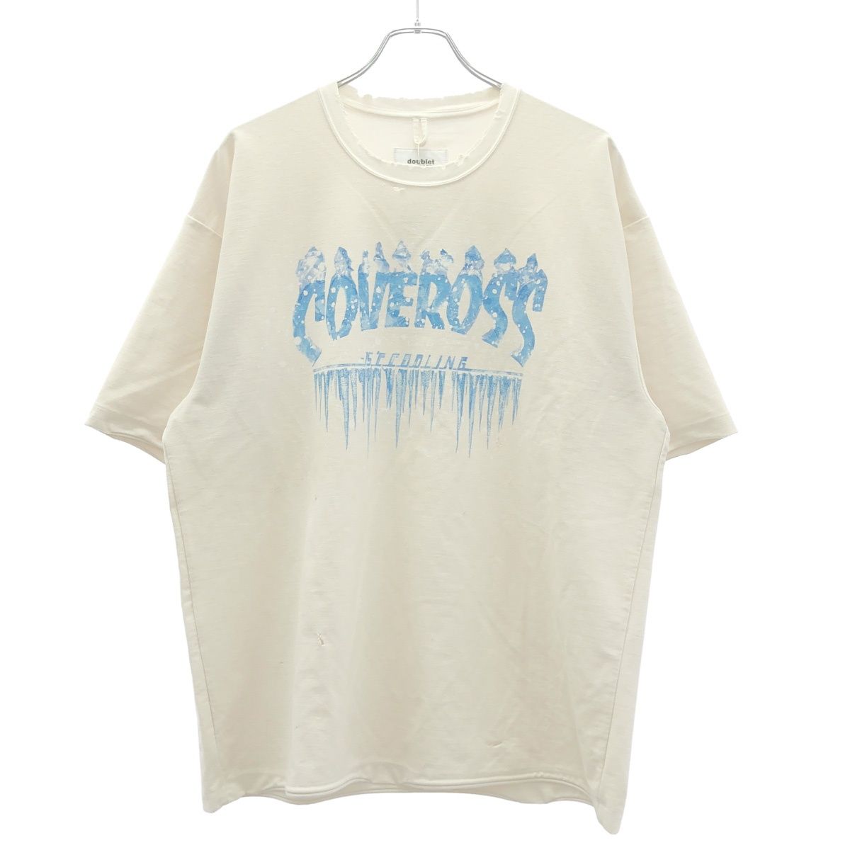 doublet ダブレット 25SS ULTRA FREEZER REGULAR FIT T-SHIRT ダメージ 