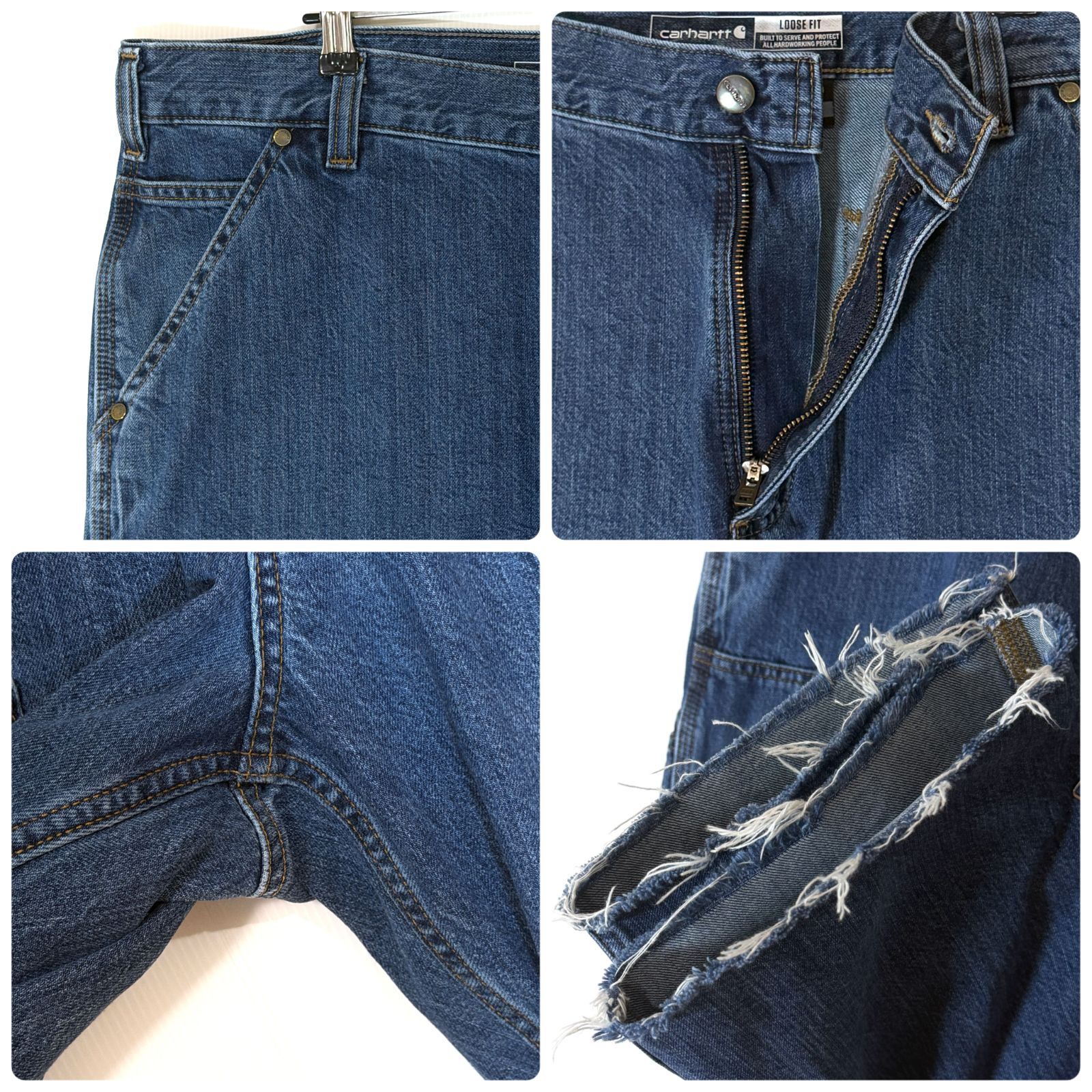 US企画 Carhartt カーハート ダブルニー デニムペインターパンツ LOOSE 