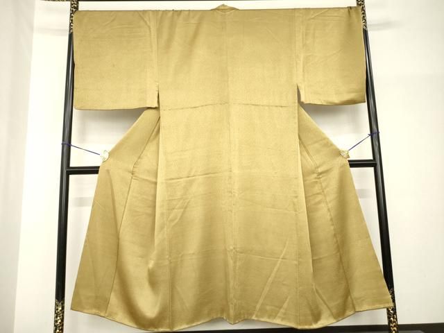 平和屋着物●男性　色無地　黄朽葉色　正絹　逸品　AABH7038ck 平和屋着物○男性 色無地 黄朽葉色 正絹 逸品 AABH7038ck - メルカリ