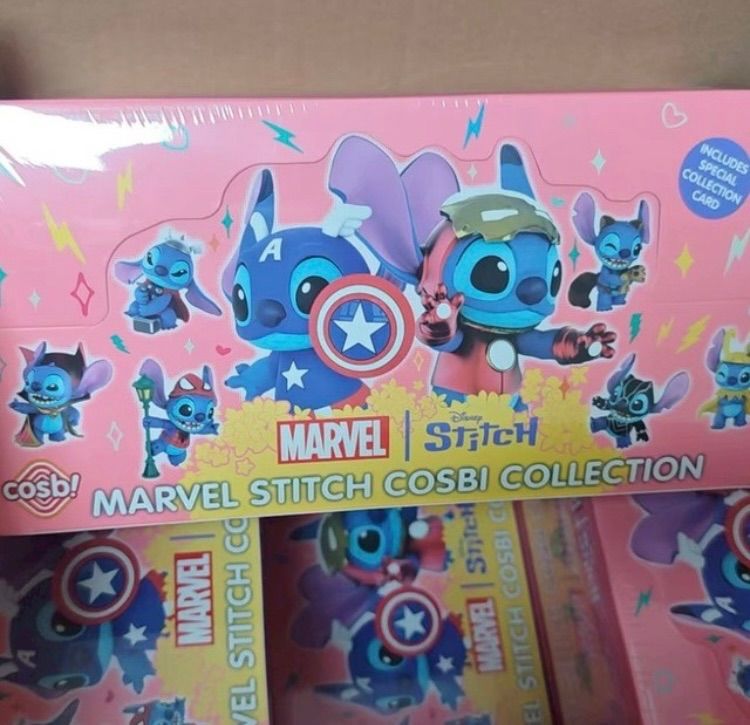 スティッチ マーベル コラボ フィギュア セット ブラインドボックス