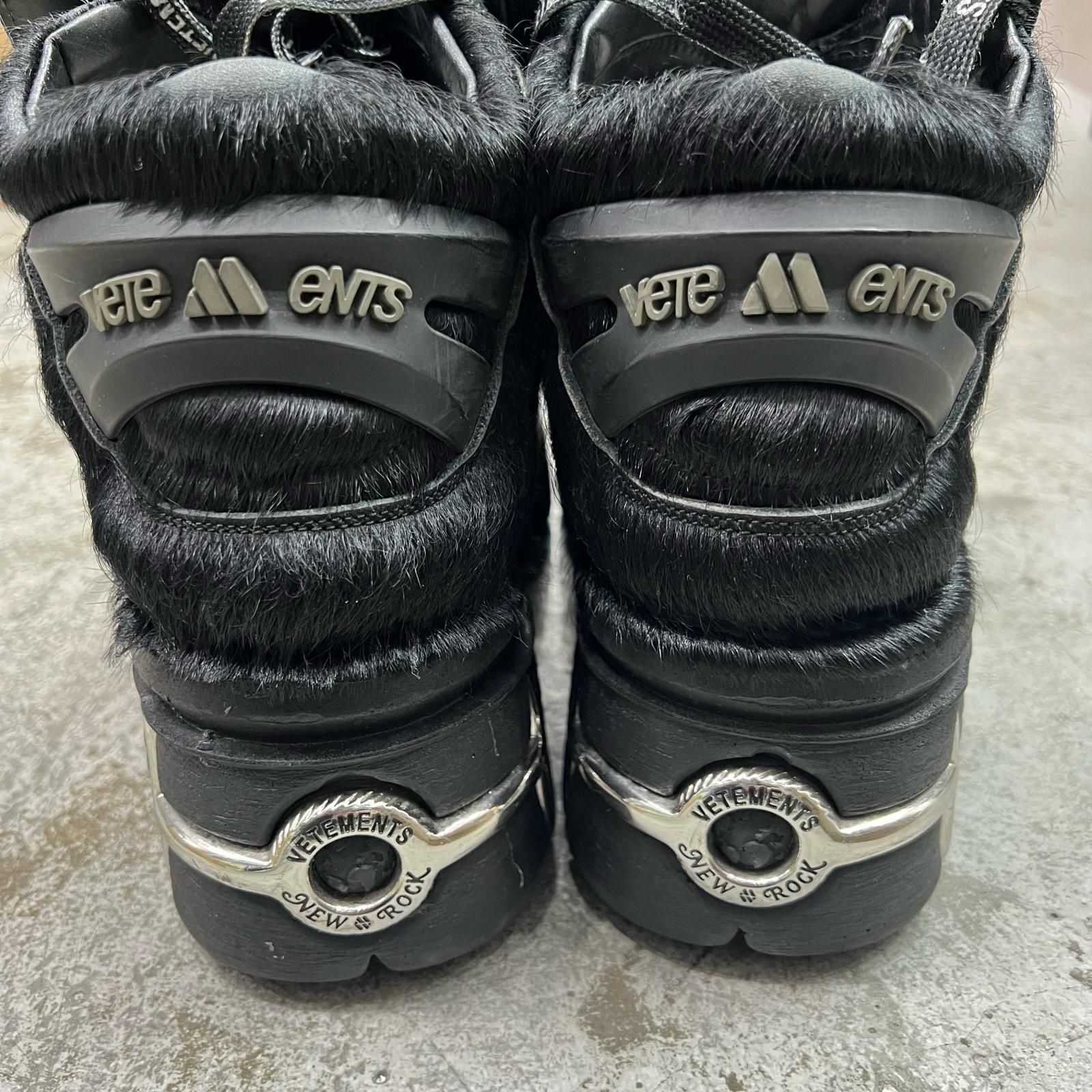 VETEMENTS × New Rock Platform Sneaker ハラコ シューズ ヴェトモン