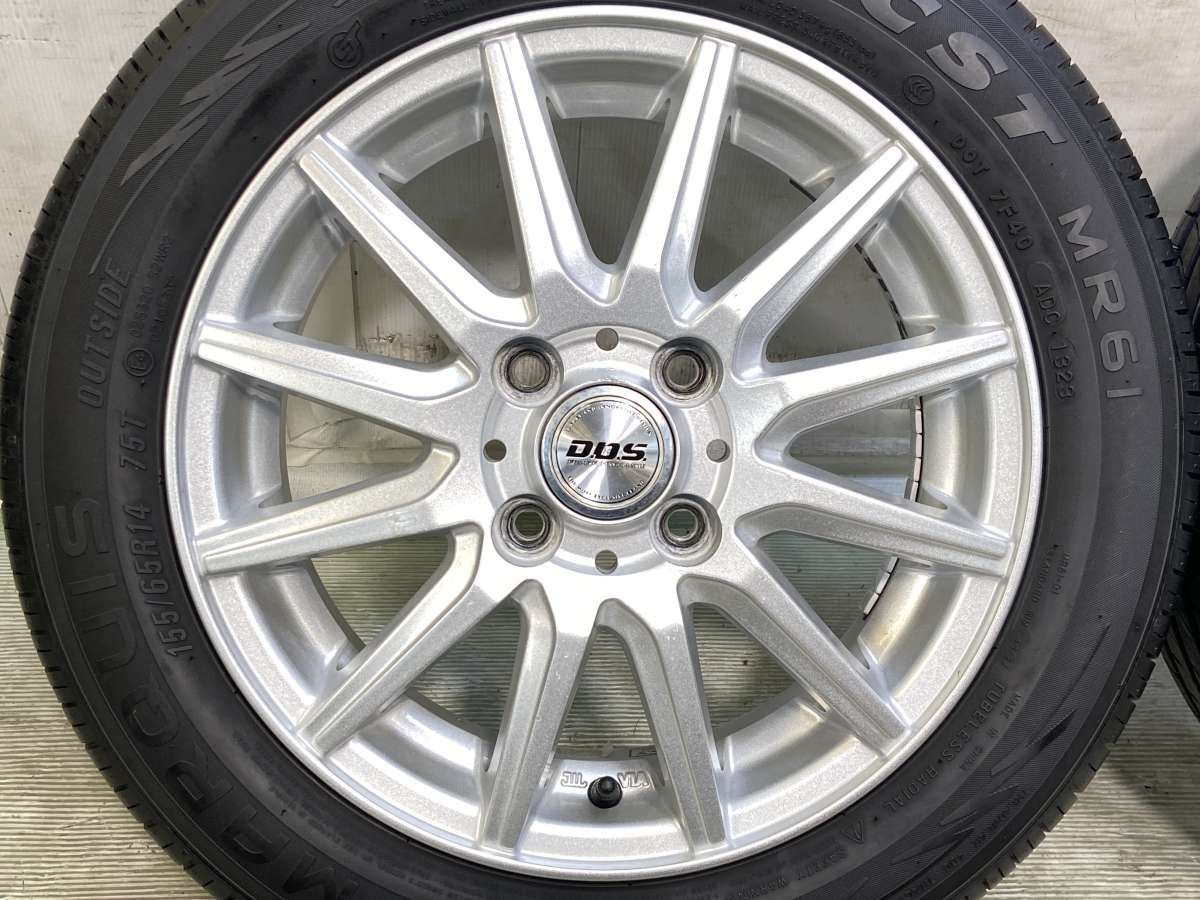 T32 MARQUIS CST MR61 夏タイヤ 155/65R14 2021年製 4本 札幌発 MARQUIS