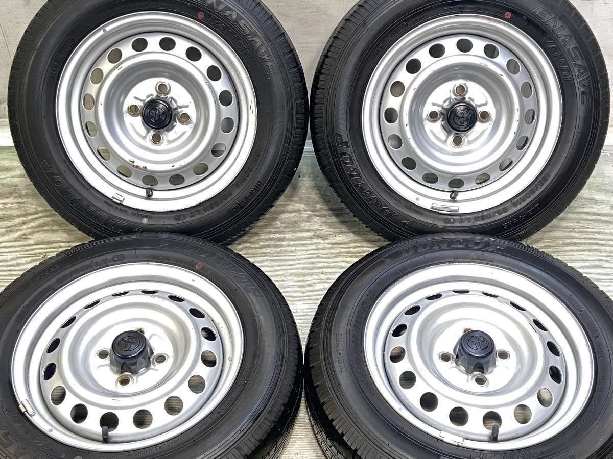 155/80R14 88/86N LT ダンロップ エナセーブ VAN01 トヨタ純正 AL 14x5 