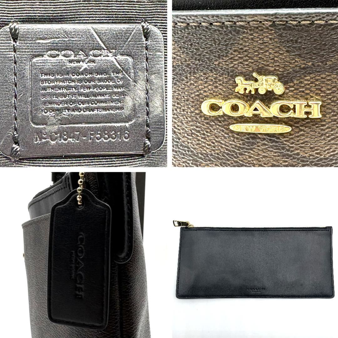 COACH コーチ シグネチャー PVC ショルダーバッグ ポシェット COACH コーチ シグネチャー PVC ショルダーバッグ ポシェット