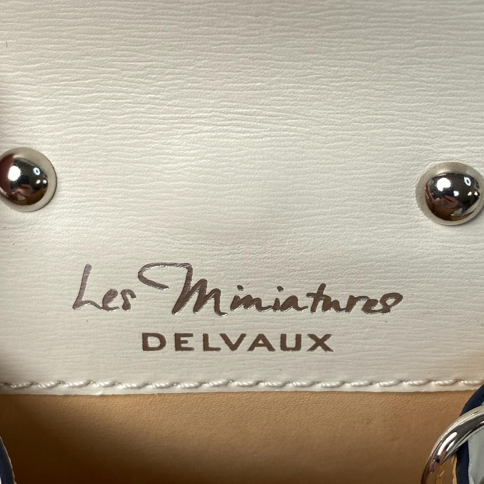 未使用 デルヴォー DELVAUX レ・ミニアチュール レザー バッグチャーム 