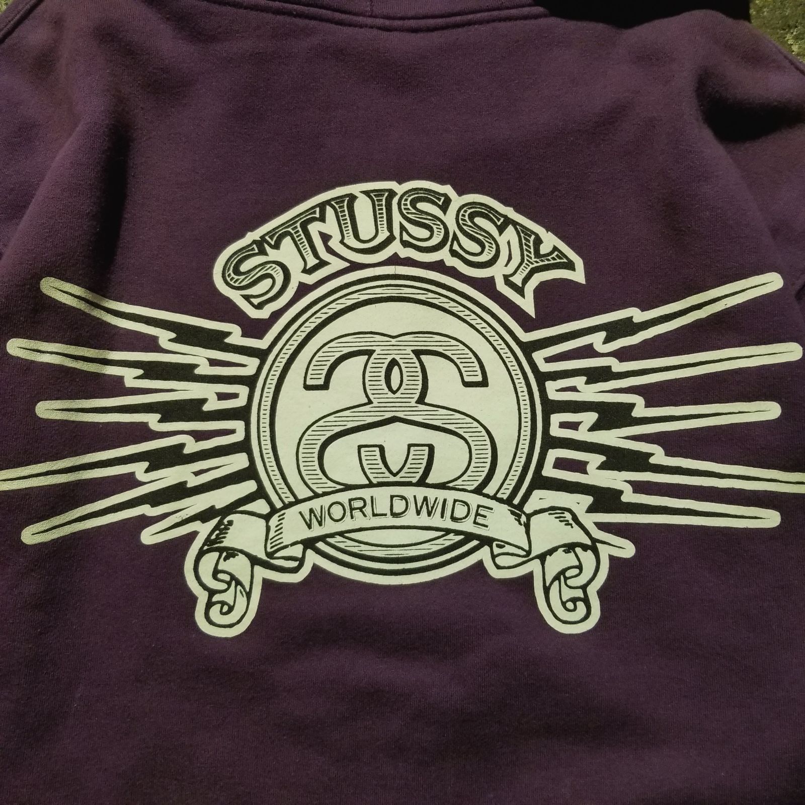 STUSSY(ステューシー) ⁄ 00s⁄WAFFLE HOODIE⁄サーマルパーカー⁄M Stussy 