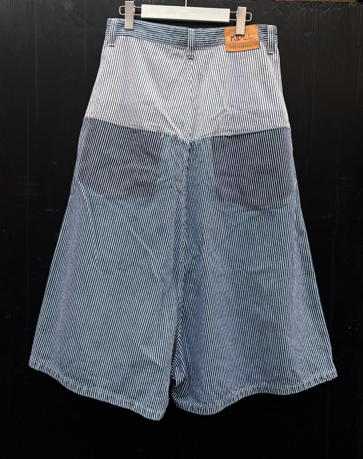 定価30,800円 KIDILL キディル Hakama Denim 2nd Type Hickory Mix 