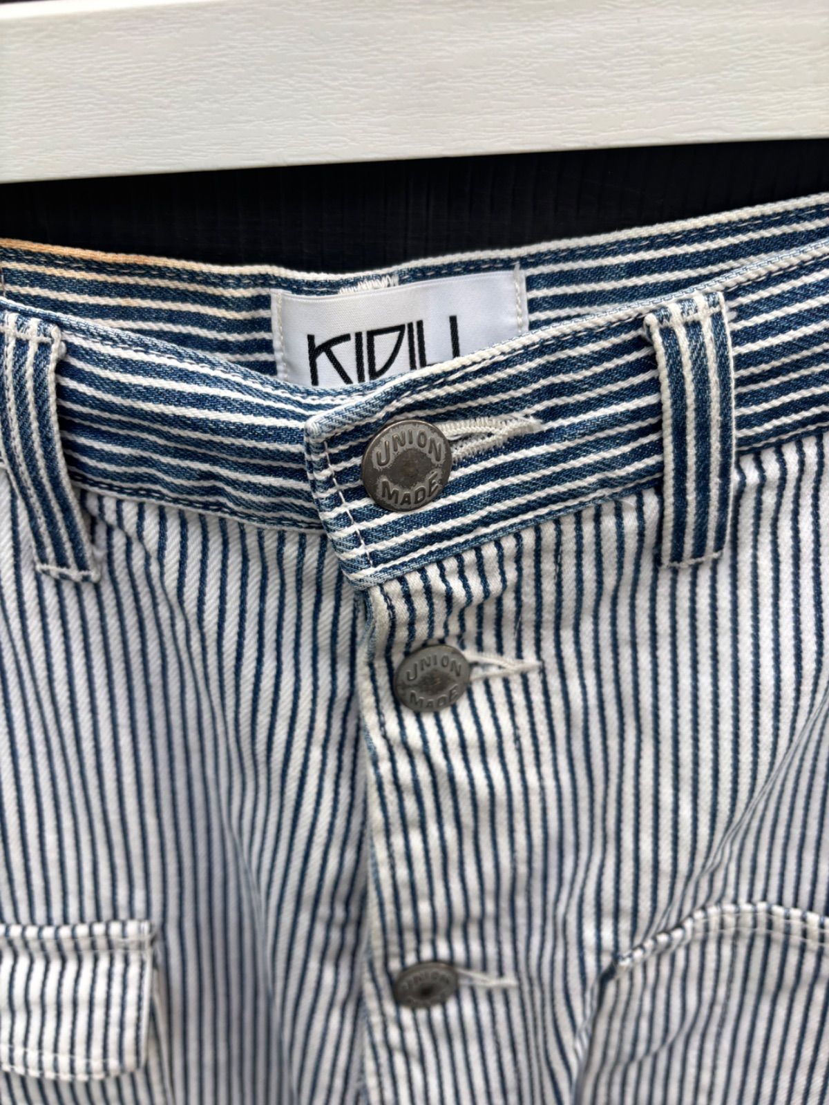 定価30,800円 KIDILL キディル Hakama Denim 2nd Type Hickory Mix 