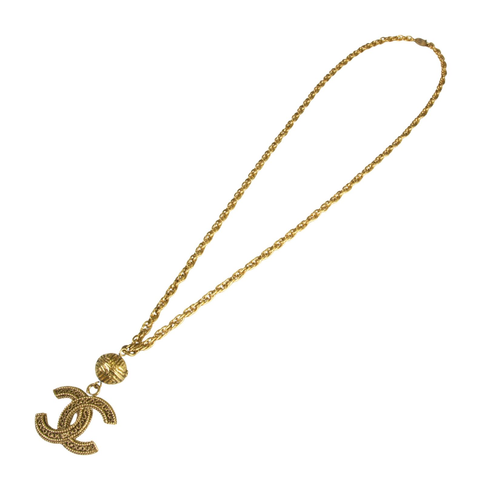 CHANEL シャネル ココマーク ネックレス ゴールド ヴィンテージ GP 