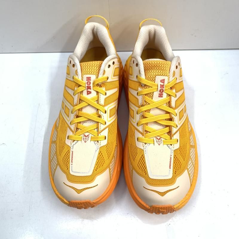 中古】HOKA SPEEDGOAT 2 DAWN LIGHT/SUN CORAL 27cm 1162710 DRL ホカ