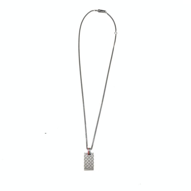 中古】GUCCI シェリーライン ディアマンテ ネックレス 925 グッチ[92
