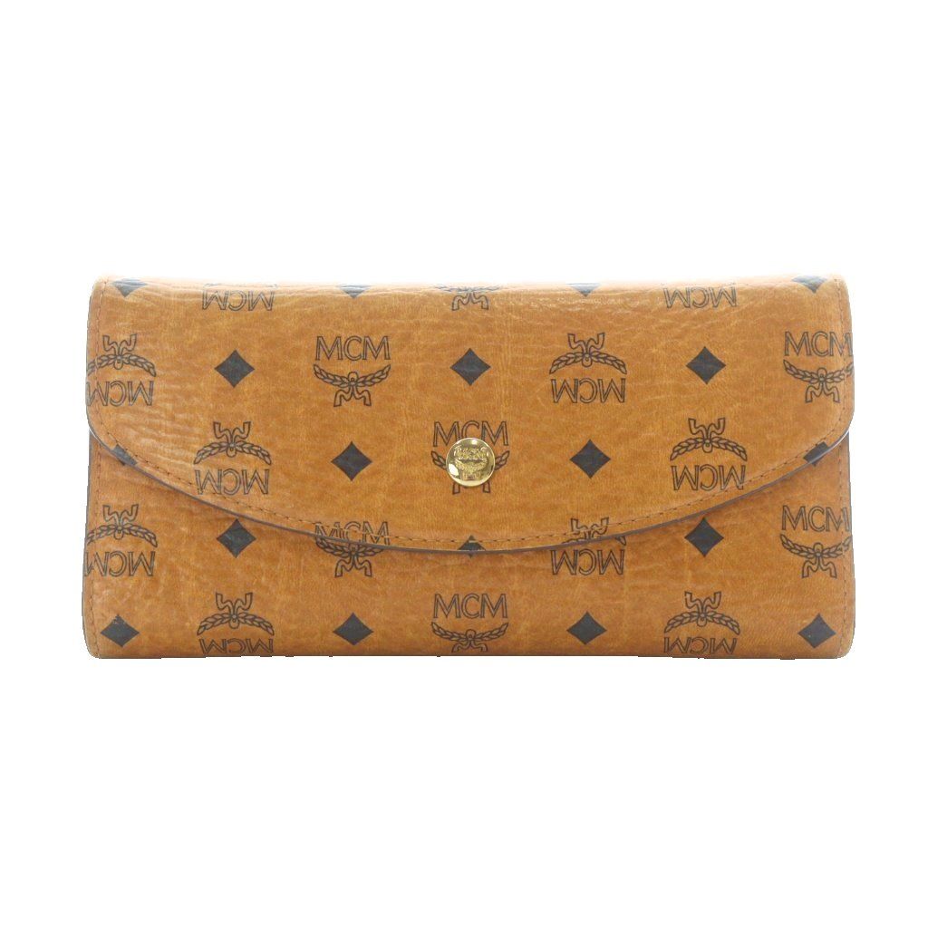 エムシーエム MCM ヴィセトス フラップ ロングウォレット 長財布 小銭 