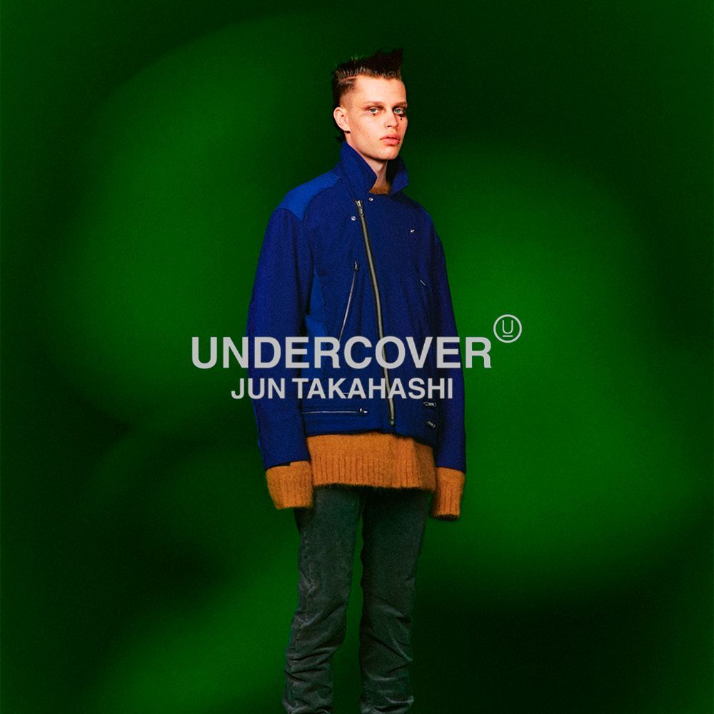 UNDERCOVERISM 22aw 後SWEAT切替ライダース 2 アンダーカバーイズム 