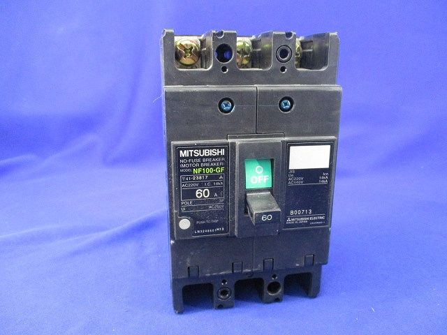 ノーヒューズブレーカ 3P60A NF100-GF ノーヒューズブレーカ 3P60A NF100-GF - メルカリ