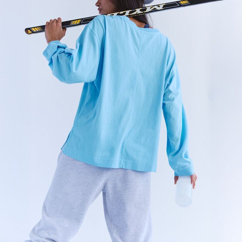 レディース フリーピープル レディース トップス Tシャツ FP Movement Hustle Layer Top Womens Bright Blue ブルー