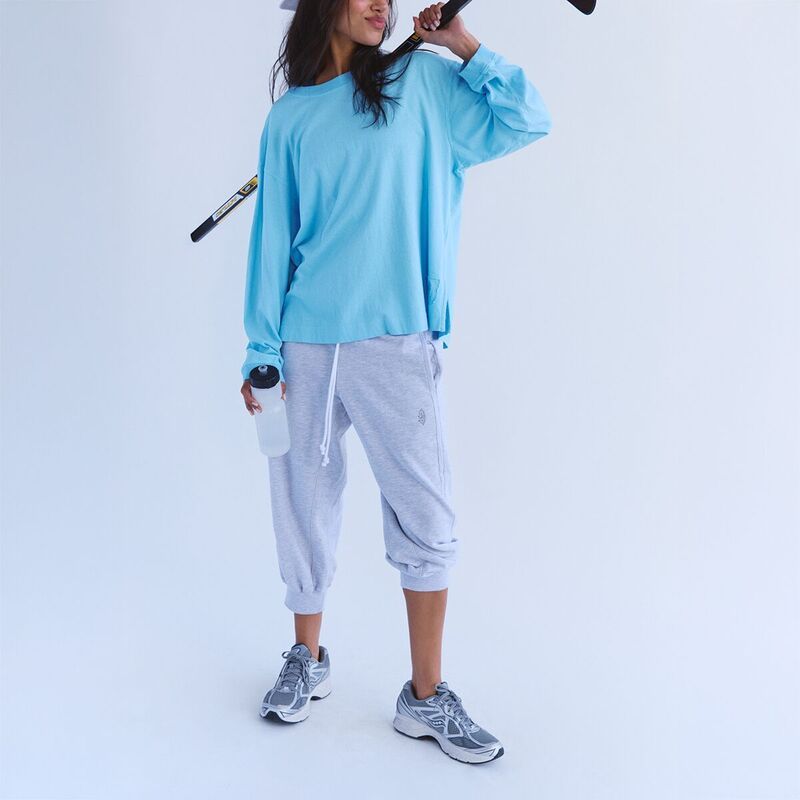 レディース フリーピープル レディース トップス Tシャツ FP Movement Hustle Layer Top Womens Bright Blue ブルー
