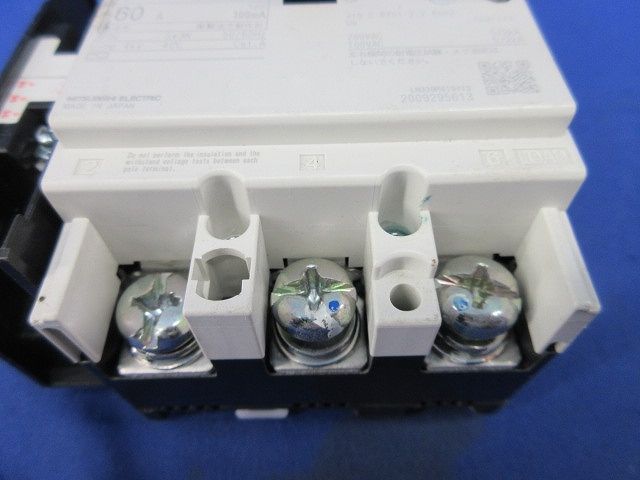漏電ブレーカー3P3E60A(ジャンク品) NV100-KC - メルカリ