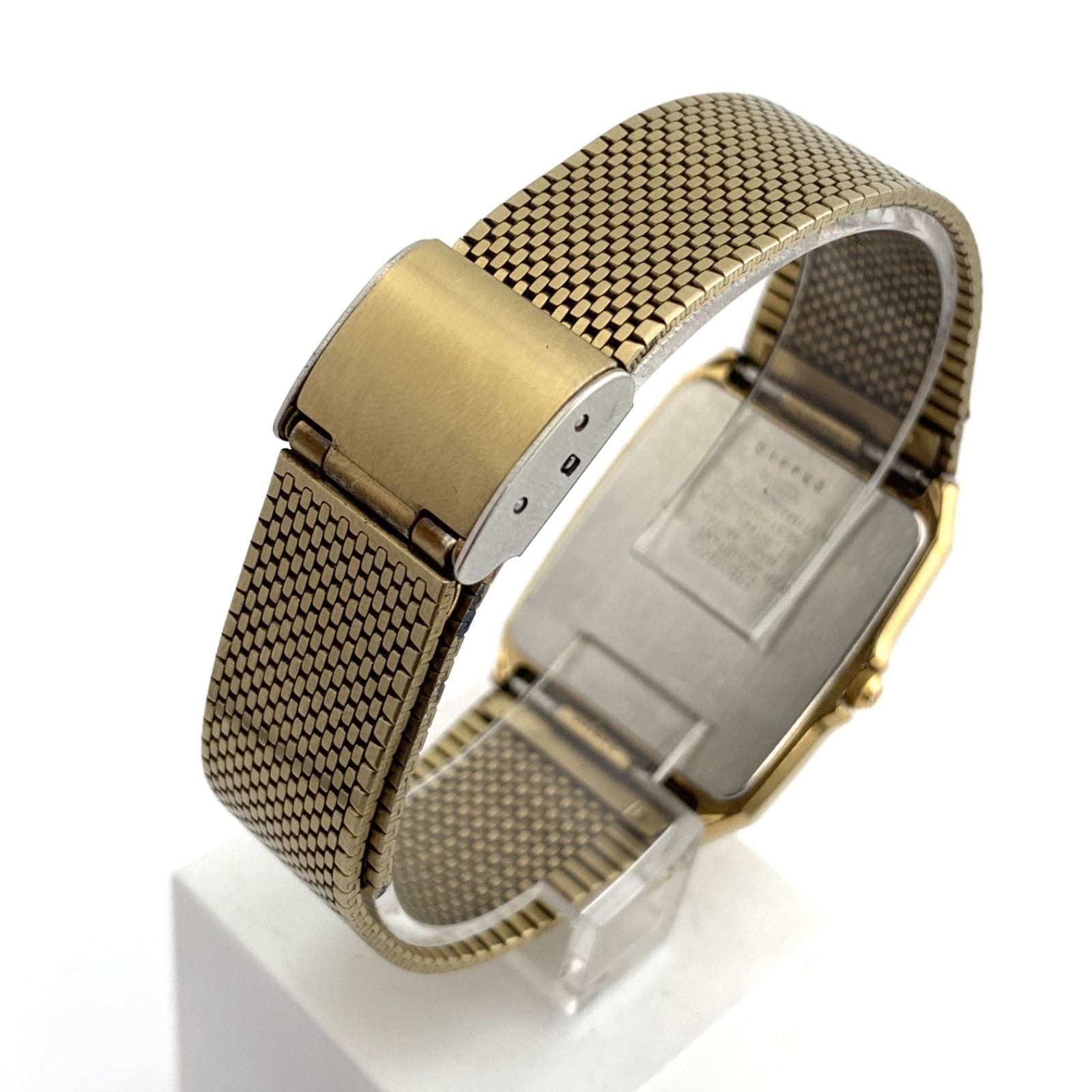 中古】SEIKO spirit 5E31-5A60 ゴールド メッシュバ腕時計 - メルカリ