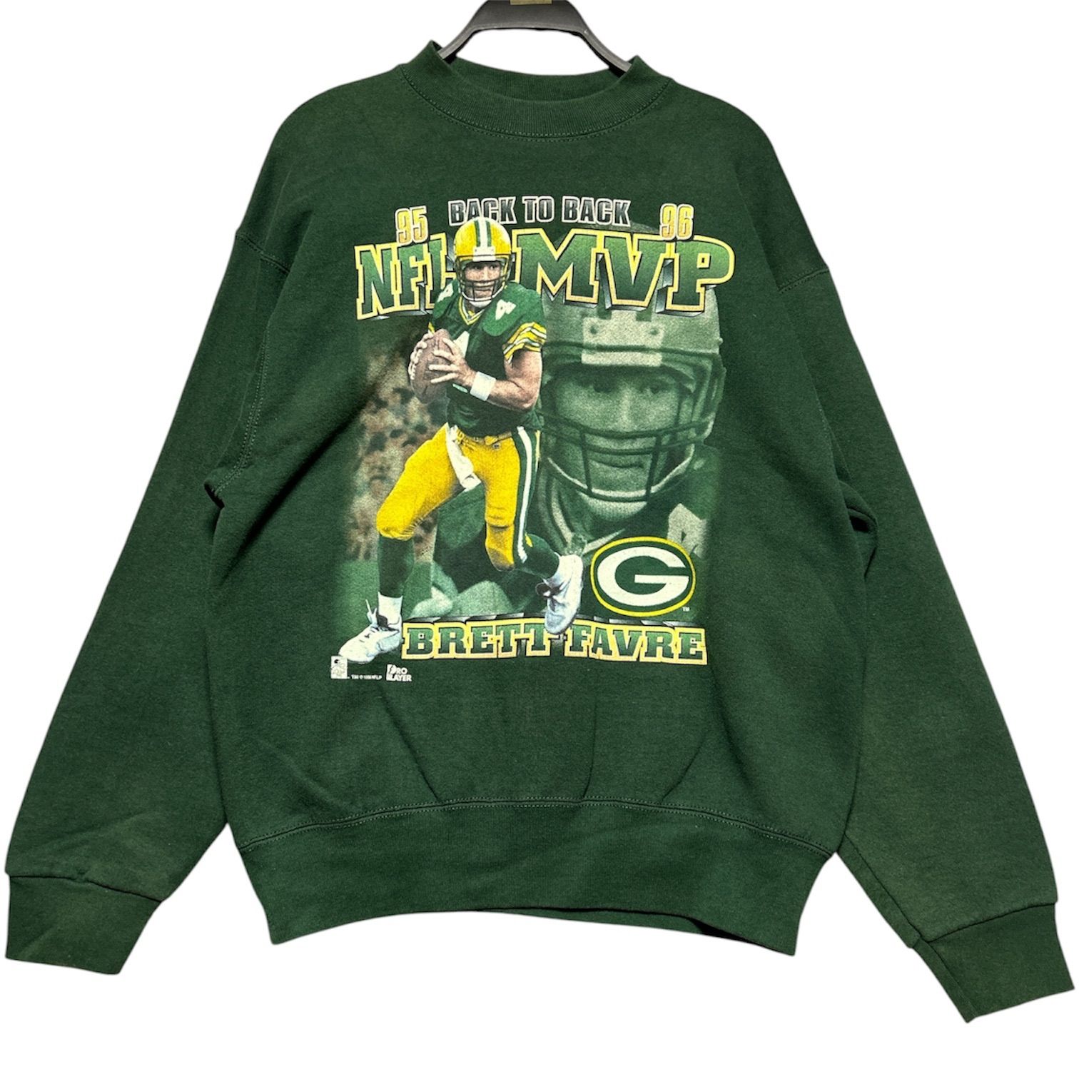 USA製 90s PRO PLAYER NFL グリーンベイ・パッカーズ プリント 