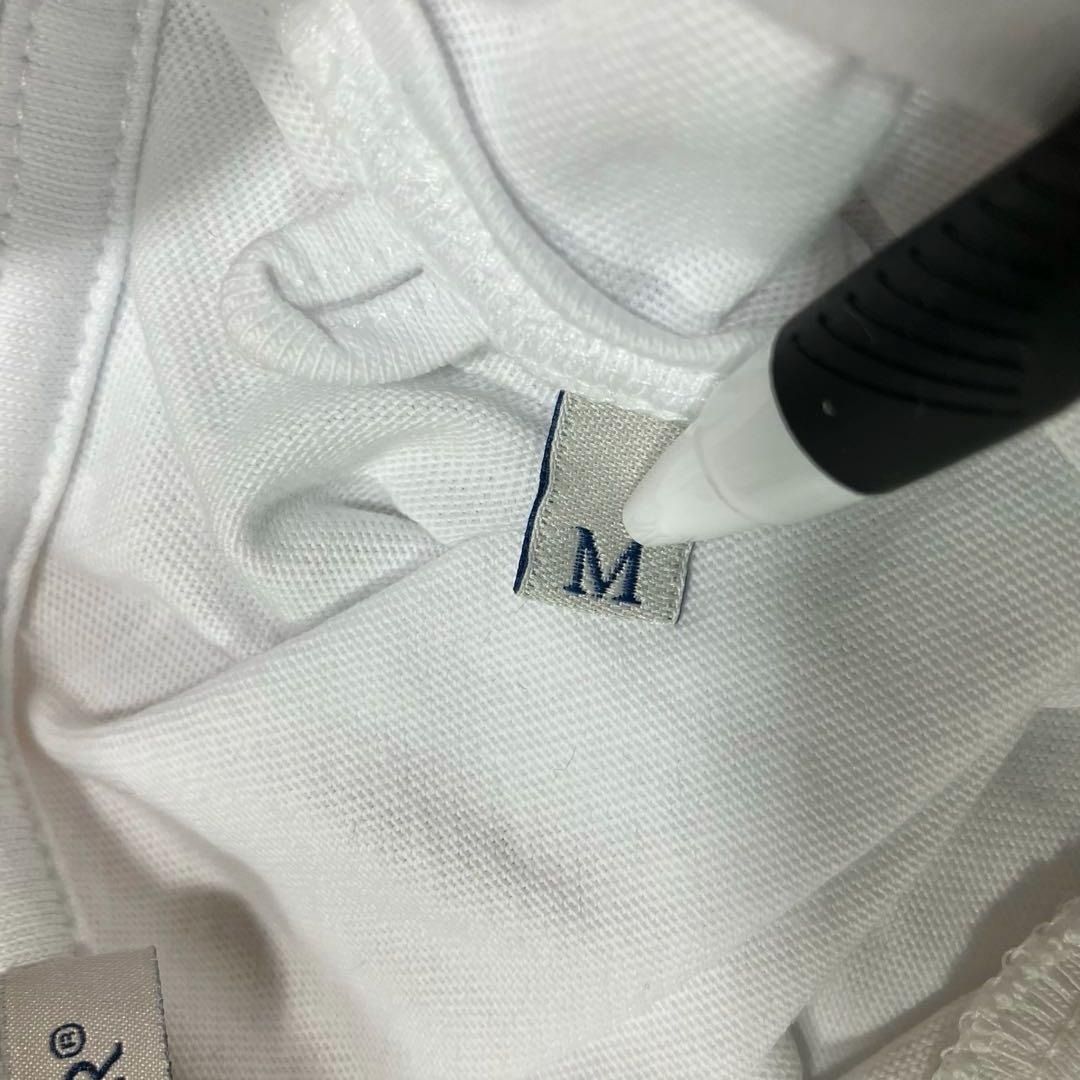 モンクレール ラバーワッペン ホワイト Tシャツ M 国内正規品 5S126