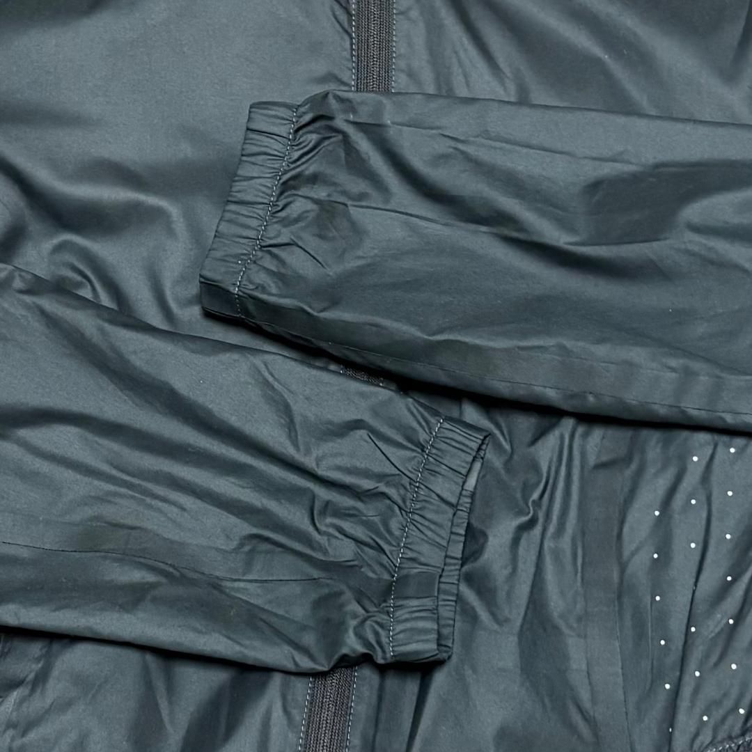 美品】 lululemon ジップアップ長袖ジャケット 2 ネイビーブラック