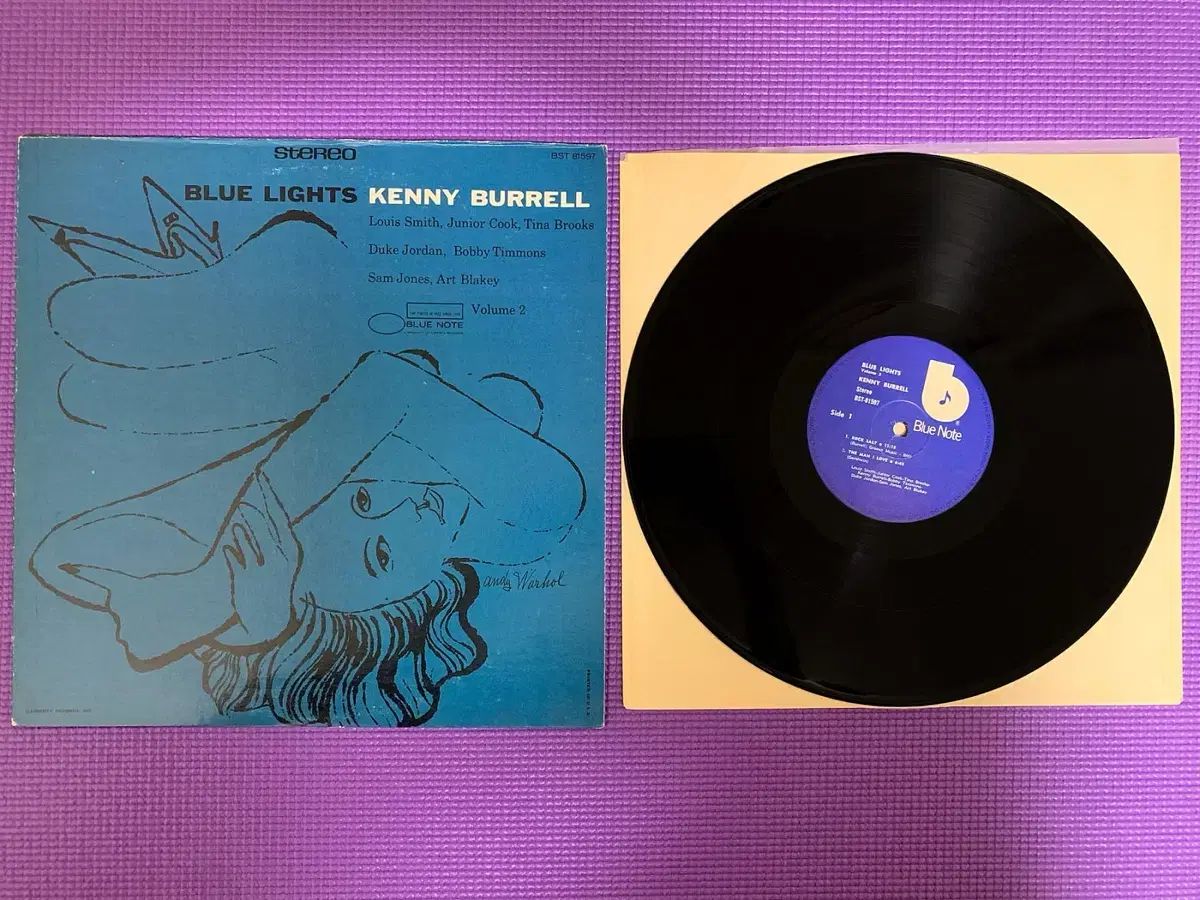 ケニー・バレル Blue LP Burrell Midnight - KENNY BURRELL Kenny