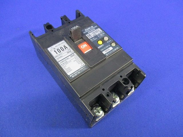 材料・資材 漏電遮断器3P3E100A GB-103EC