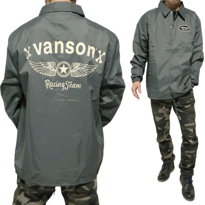 VANSON バンソン コーチジャケット フライングスター ジャケット 裏 