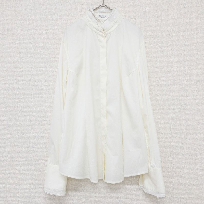 ◎BRUNELLO CUCINELLI ブルネロクチネリ シャツ ブラウス モニーレ装飾
