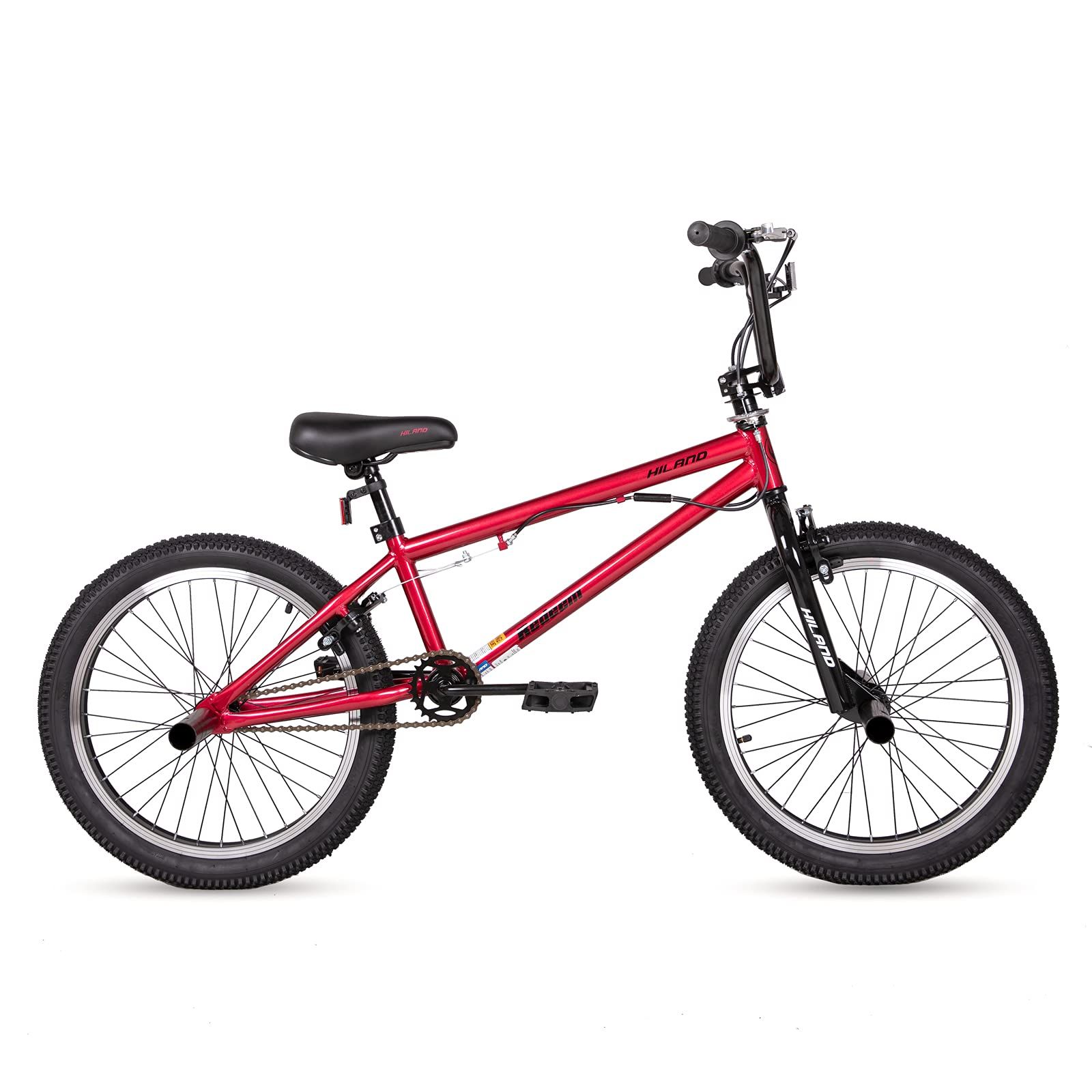 HILAND 20インチ BMX自転車 フリースタイル 初心者向き 練習用bmx 街 