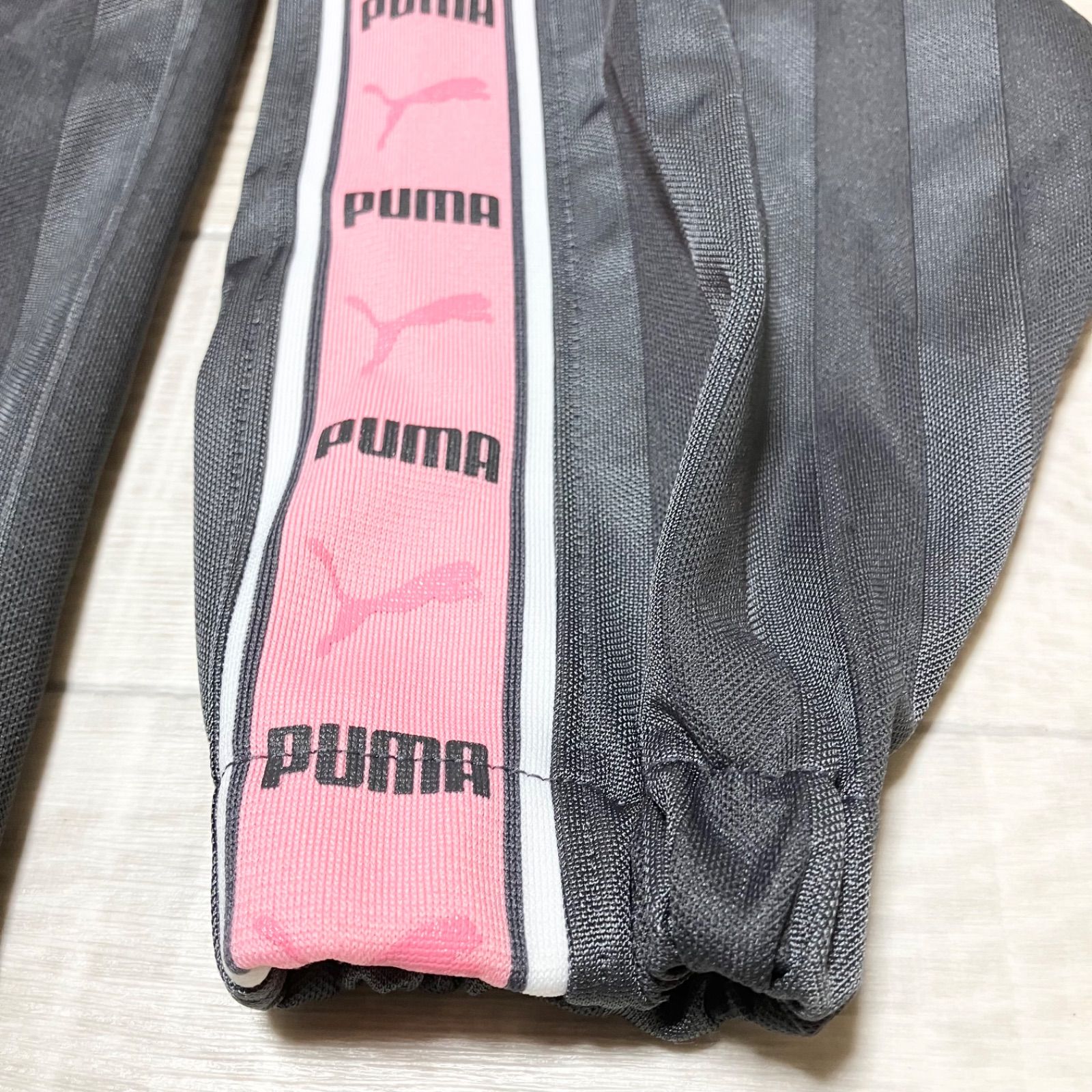 廃盤品 人気色 PUMA プーマ ジャージ ピンク レディス 上下