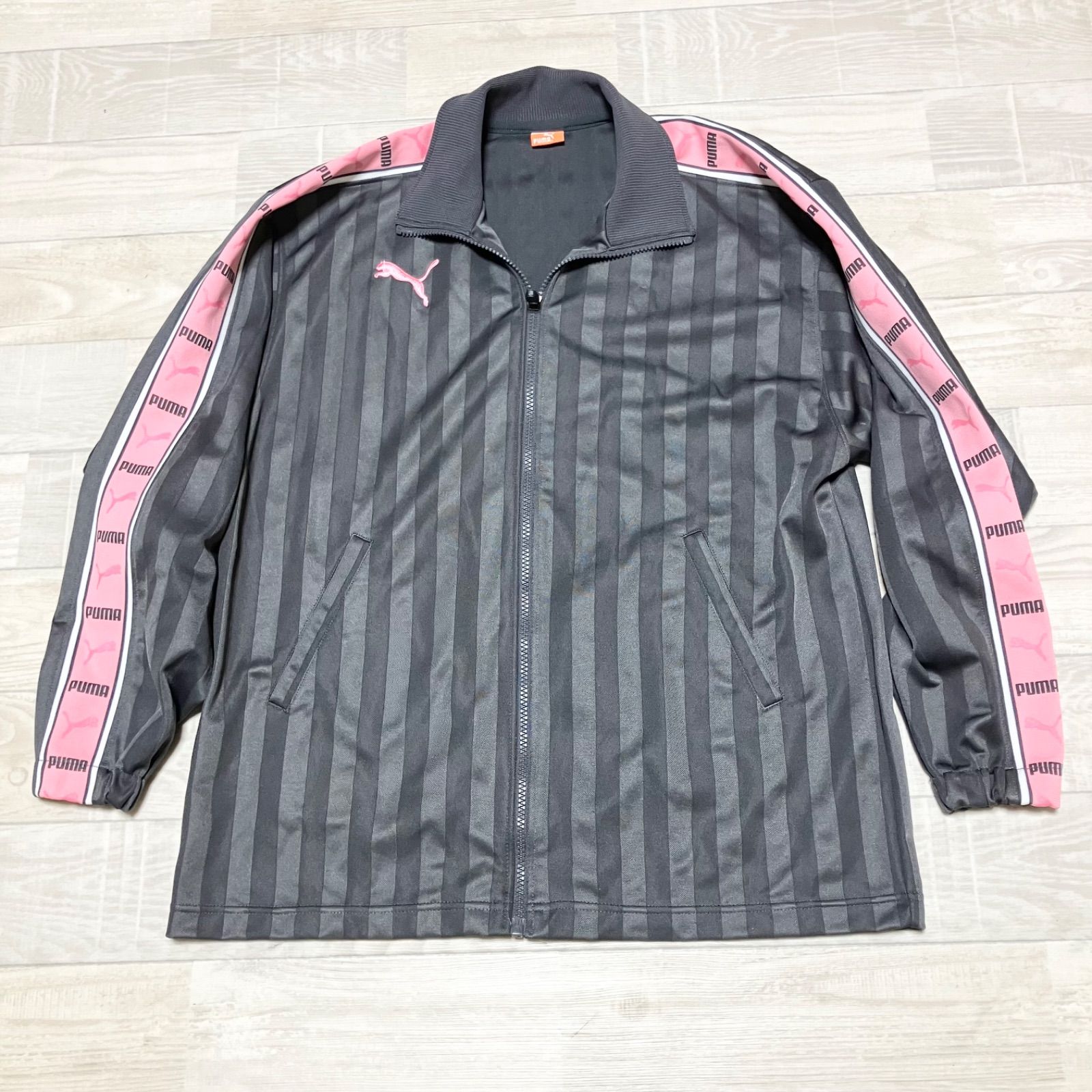 廃盤品 人気色 PUMA プーマ ジャージ ピンク レディス 上下