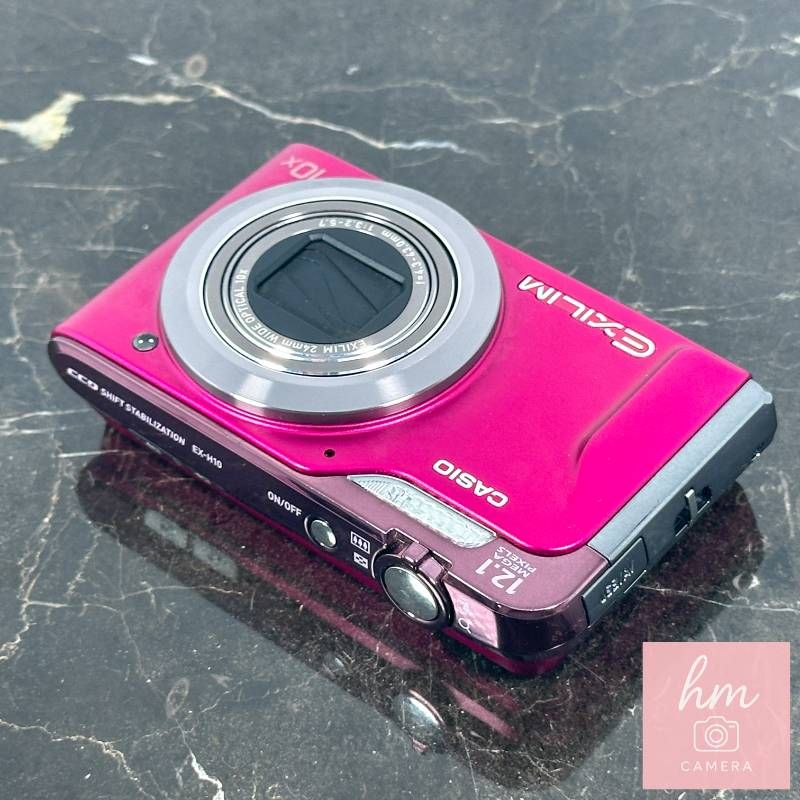 美品】CASIO EXILIM Hi-ZOOM EX-H10 ピンク 1210万画素 光学10倍ズーム